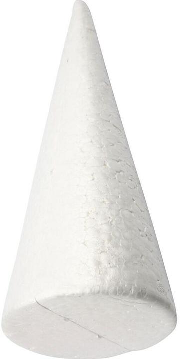 Image du produit Creativ Company Styropor-Kegel 1 Stück, 25 cm, Weiss