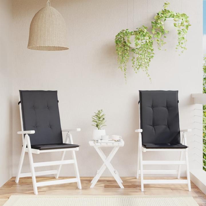 Immagine prodotto VidaXL Cuscini dello schienale alto 2 pezzi in tessuto (120 x 50 x 4 cm)