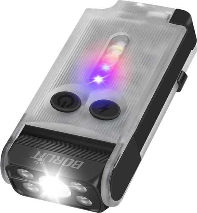 Produktbild Boruit 180° schwenkbare Taschenlampe - 12 Modi - 900 Lumen ( Weisse Farbe )