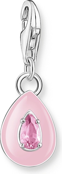 Produktbild Thomas Sabo Charm-Anhänger Pinker Tropfen Silber (925er Silber, Emaille)