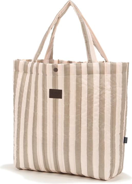 Immagine prodotto La Millou Shopper Tasche gesteppt STRIPES BEIGE - L