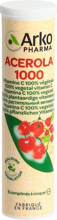 Produktbild Arkopharma Arkovital Acerola Kautabletten 1000mg (60 Stück, Tabletten, 192 g)