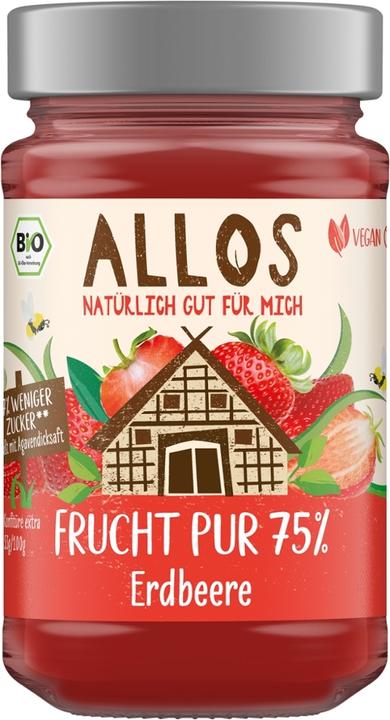 Actual product image Allos Strawberry Fruit Spread (250 g)