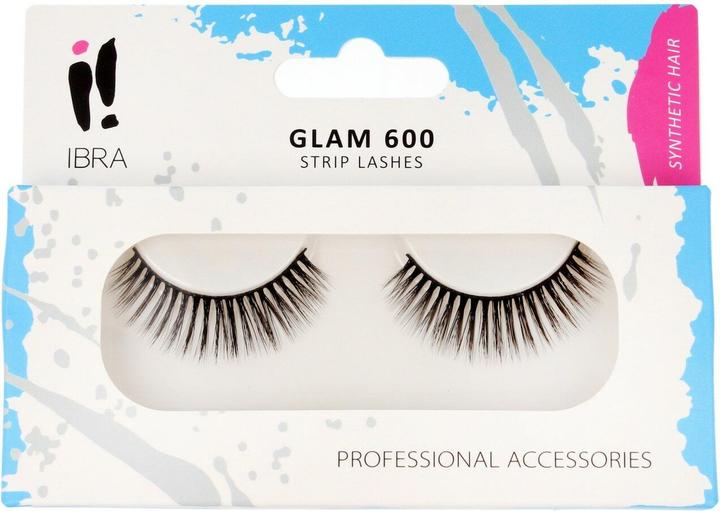 Actual product image Ibra Pair Of False Eyelashes On The Glam 600ack (Artificial eyelashes)