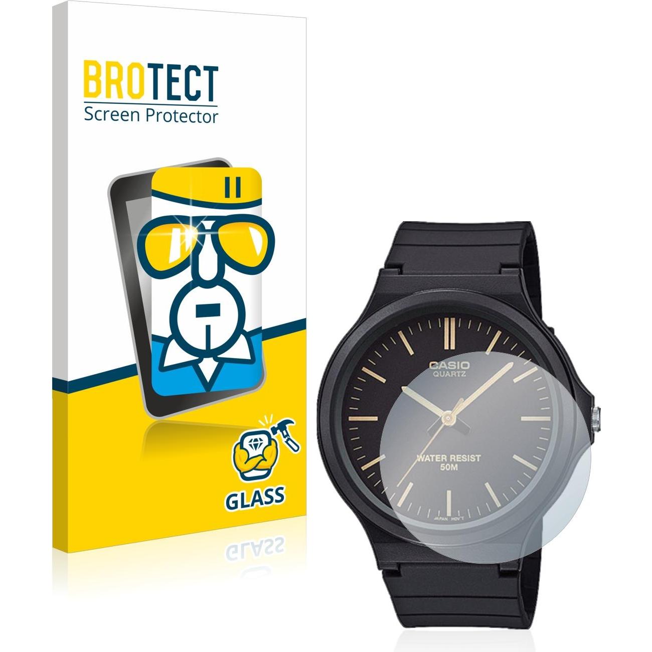 Thumbnail - BROTECT Panzerglas Hartglas Displayschutz, Smartwatch Schutzfolie, Transparent