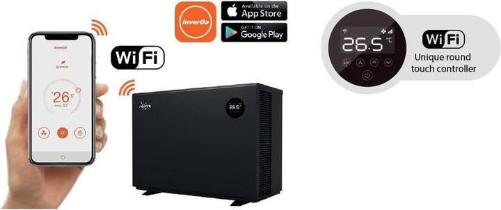 Immagine prodotto Aqua Forte AQUAFORTE Mr. Silence Full Inverter Wärmepumpen - MS130 13,0 kW, 35-65m3