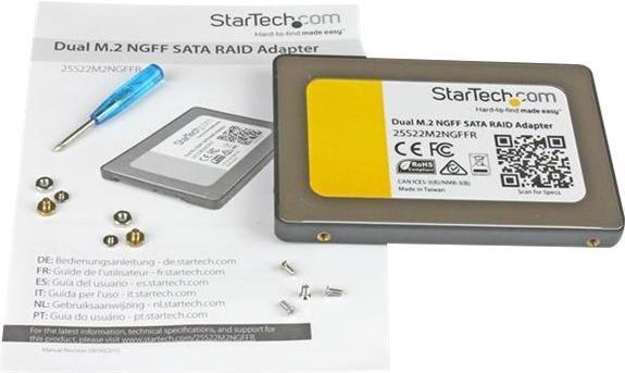 Produktbild StarTech 2X M.2 NGFF SATA ADAPTER -RAID