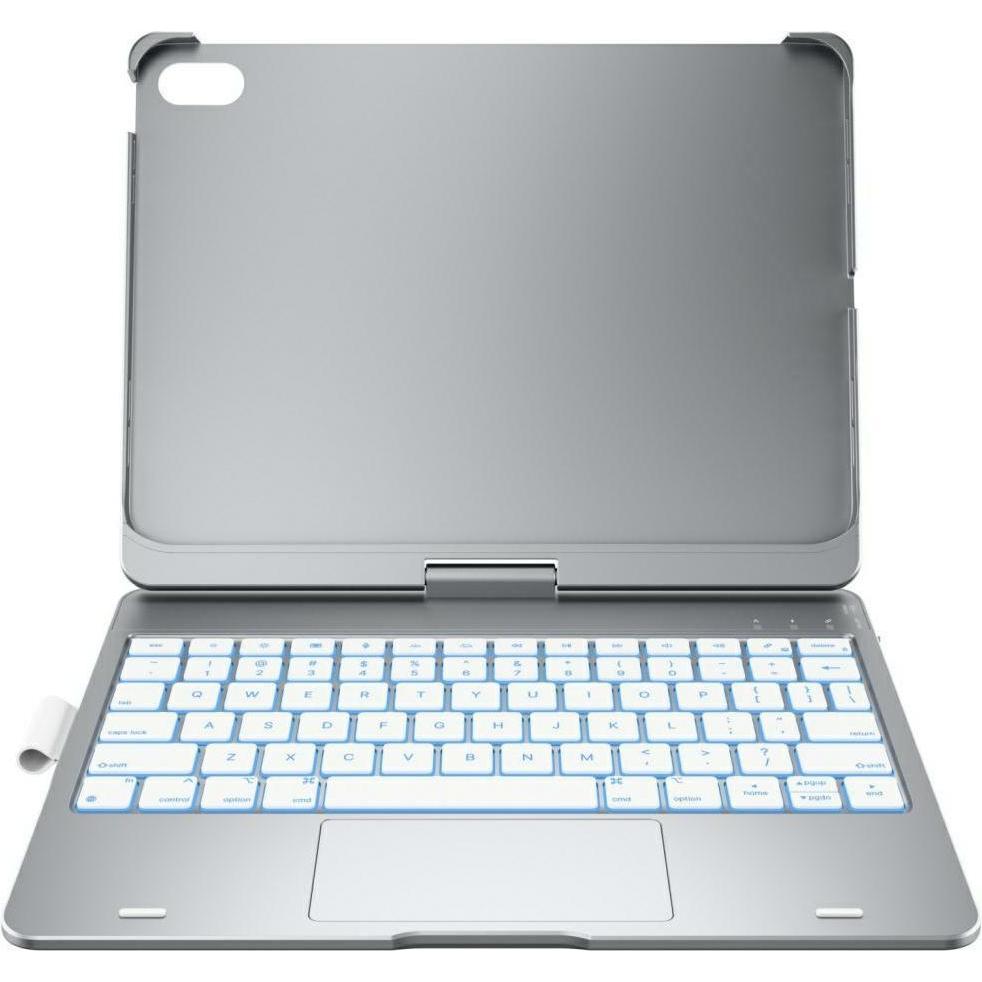 Typecase Case Flexbook Touch with keyboard for iPad 11" (A16) 2025 / iPad 10.9" 2022 silver, Tastiera per tablet, Argento