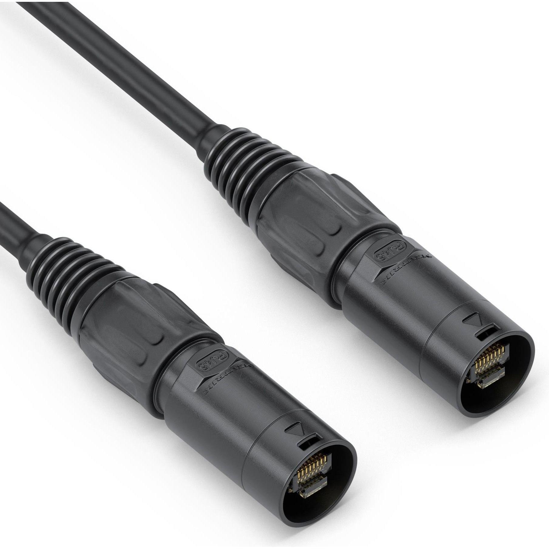 Purelink Patchkabel IQ-CAT6A-NR1000 Cat 6A, S/FTP, 100 m, Schwarz (S/FTP, CAT6a, 100 m), Netzwerkkabel