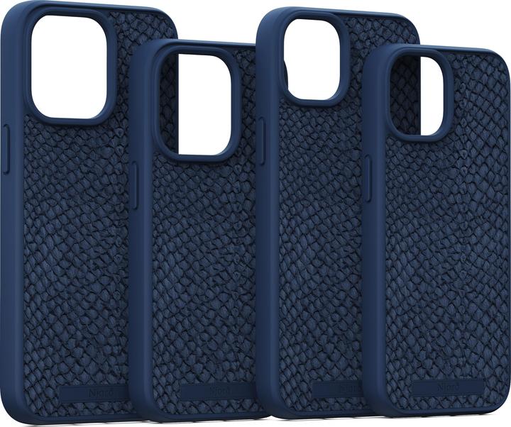 Image du produit Njord Salmon Leather Magsafe Case for iPhone 15 Pro, Bleu (Apple iPhone 15 Pro)