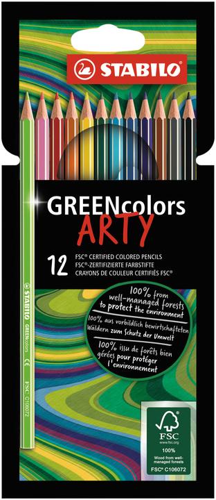 Produktbild STABILO Greencolors 12er Etui Arty (12 x)