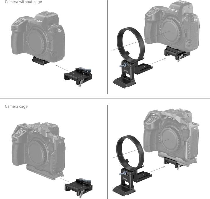 Produktbild SmallRig Montageplatte Nikon Z Series Kit Drehbar