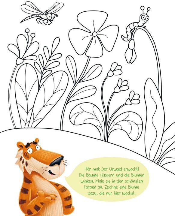 Produktbild Der achtsame Tiger: Mein Malbuch