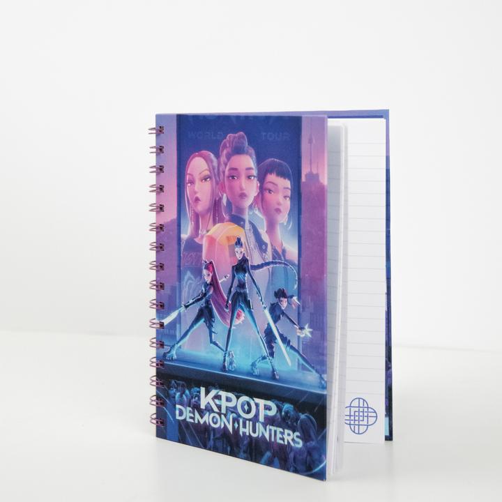 Image du produit Pyramid KPop Demon Hunters - Key Art (A5, À rayures)