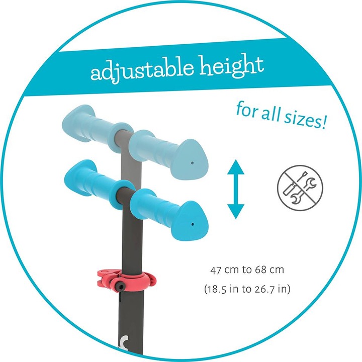 Actual product image Chillafish Scotti 3-wheel scooter with brake
