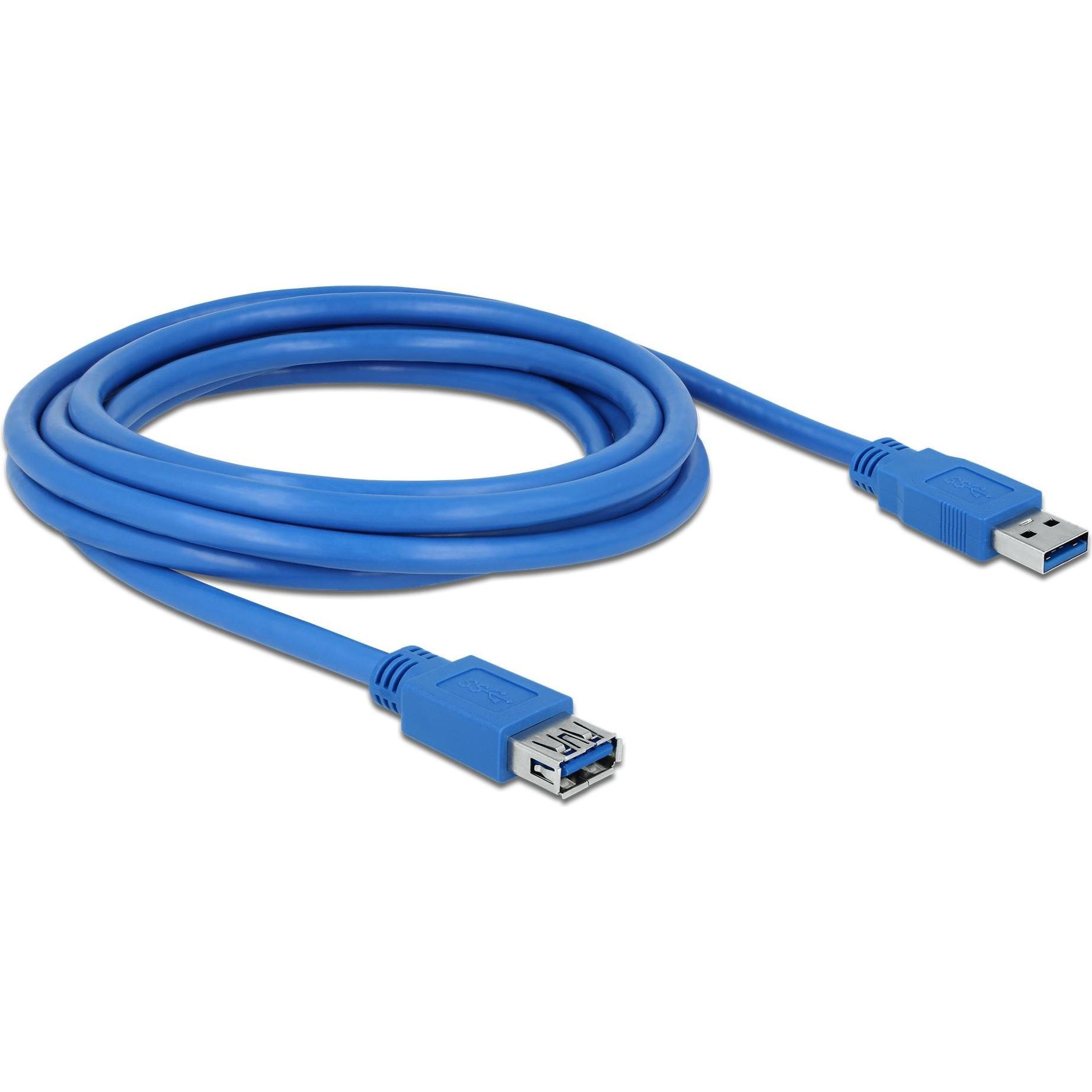 Thumbnail - Delock USB-Verlängerungskabel (3 m, USB 3.0), USB Kabel