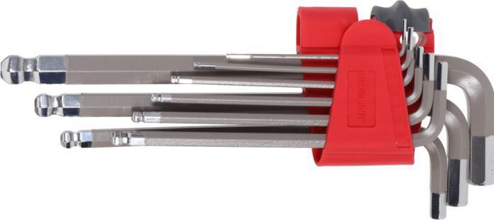 Actual product image Proline Pro-Line hexagon spanner with ball 9 pcs. 1.5-10 mm, S2