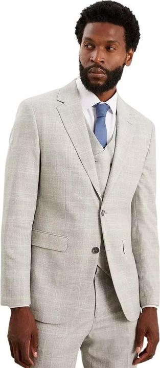 Actual product image Burton Mens Textured Check Tailored Suit Jacket