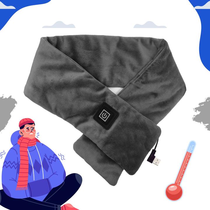 Produktbild Mad Monkey Beheizter Schal Grau