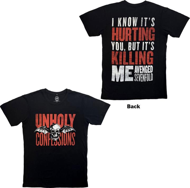 Produktbild Avenged Sevenfold Unholy Confessions CTS Back Print (S)
