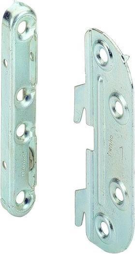 Hettich Bettbeschlag, verzinkt, 4 Stck (Connection fitting, 4 pcs.)