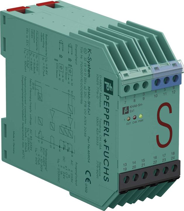 Actual product image Pepperl & Fuchs Isolation amplifier 1-channel A relay KHA6