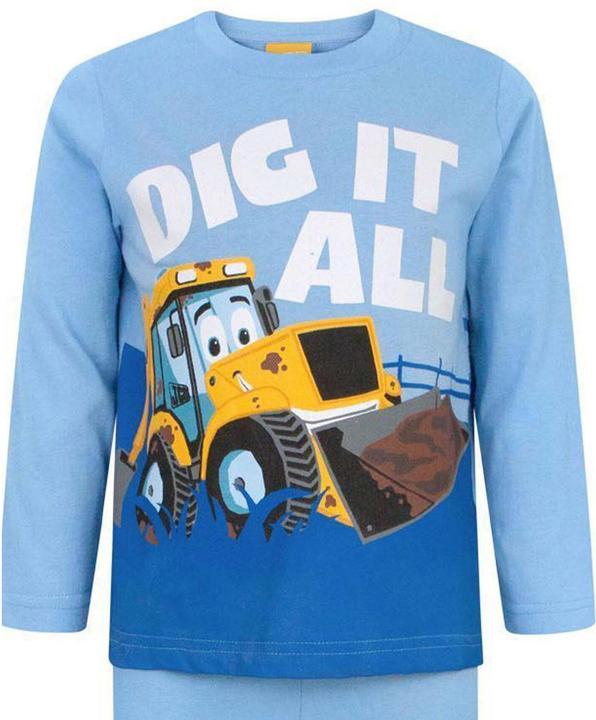 Actual product image JCB Dig It All Pyjamas With Long Trousers (92)
