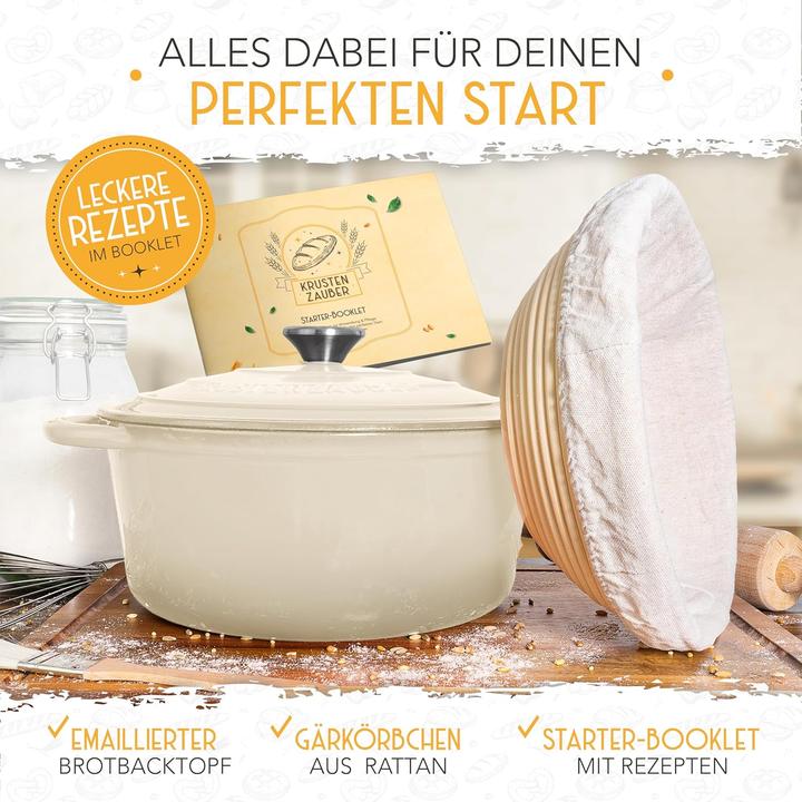 Produktbild Krustenzauber Brotbacktopf mit Gärkorb