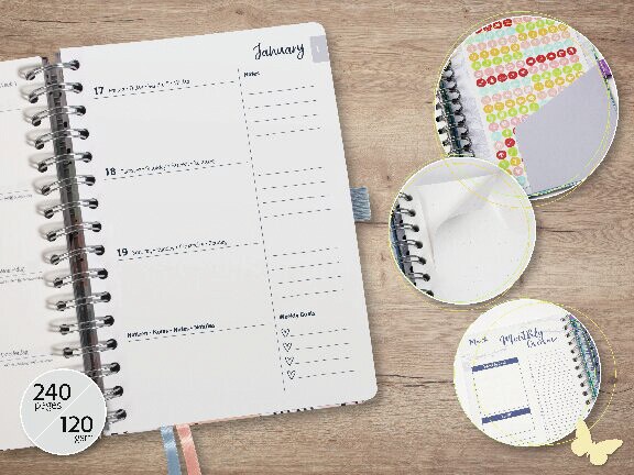 Produktbild Sigel Taschenagenda JOLIE Bullet Journal