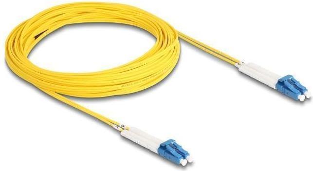 Image du produit Delock Câble à fibre optique LC-D > LC-D monomode OS2 coudé 10,0m (10 m)