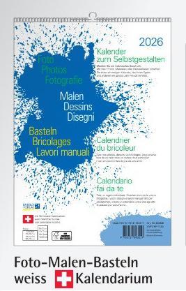Produktbild Blankokalender A4 Ch Weiss (A4)