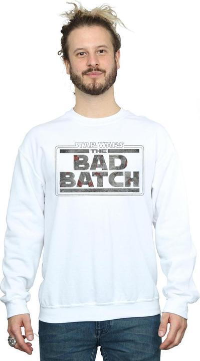 Actual product image Star Wars Mens The Bad Batch Texture Logo Sweatshirt (S)