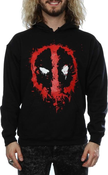 Image du produit Deadpool Sweat à capuche en coton Splat Face pour hommes (XXL)