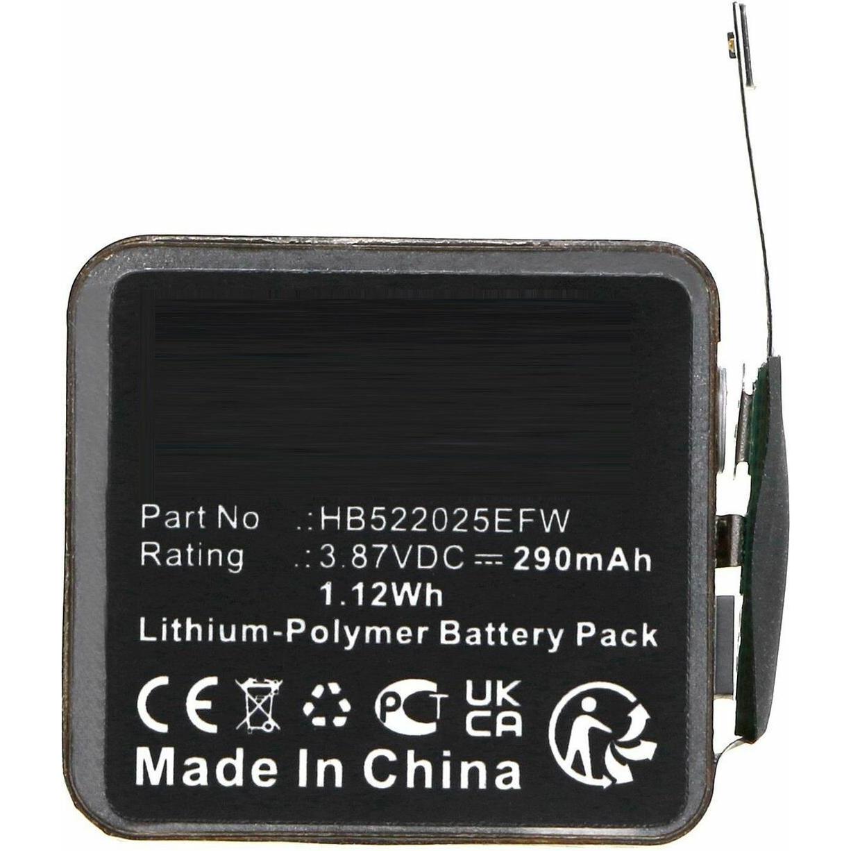 CoreParts Battery for Huawei Smartwatch, Smartwatch Zubehör