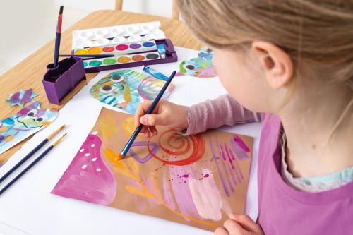 Actual product image Pelikan Drawing pad A4 120gr/20BL natural white (210 x 297 mm, Plain, No binding)