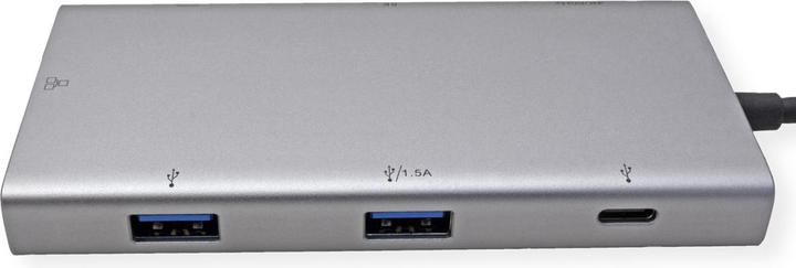 Actual product image Value USB-C Dock HDMI+DP+GbE+ 2xA+ 1xC+ PD 4K60 - Digital/Data - Digital/Display/Video (USB-C, 7 ports)