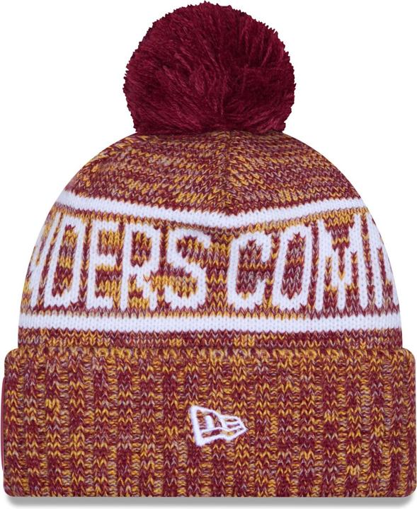 Image du produit New Era Bommel Wintermütze Sideline Washington Commanders (Taille unique)