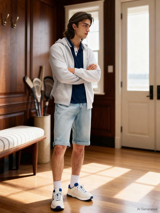 Produktbild Tommy Jeans Tjm Reg S Flag Zip Thru (M)