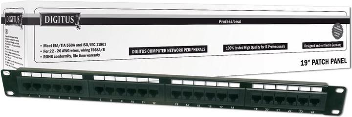 Immagine prodotto Digitus Pannello patch CAT 5e, 24 porte