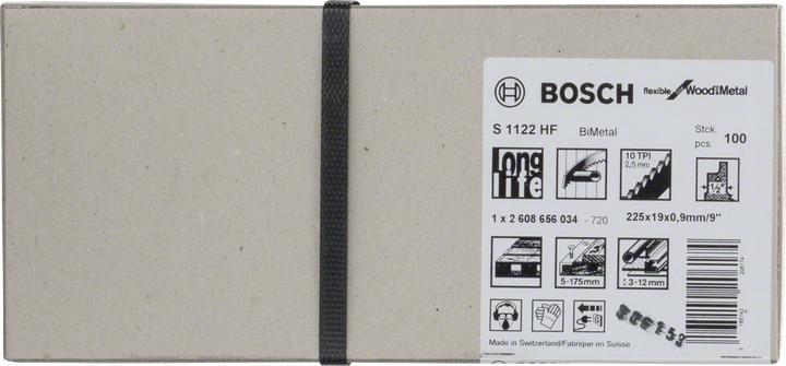 Produktbild Bosch Professional Zubehör Säbelsägeblatt S 1122 HF. Für Säbelsägen