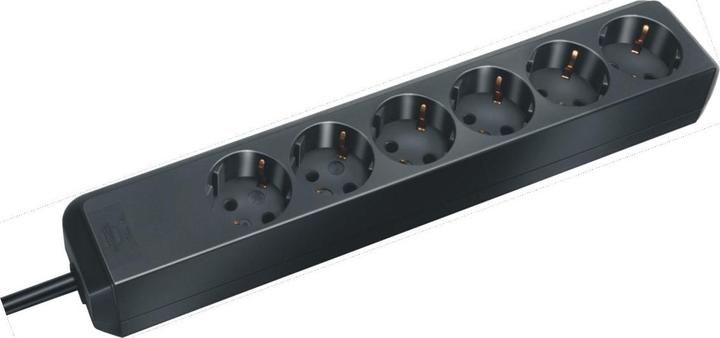Actual product image Monacor Table socket strip (6x, CEE 7/3, 1.50 m)