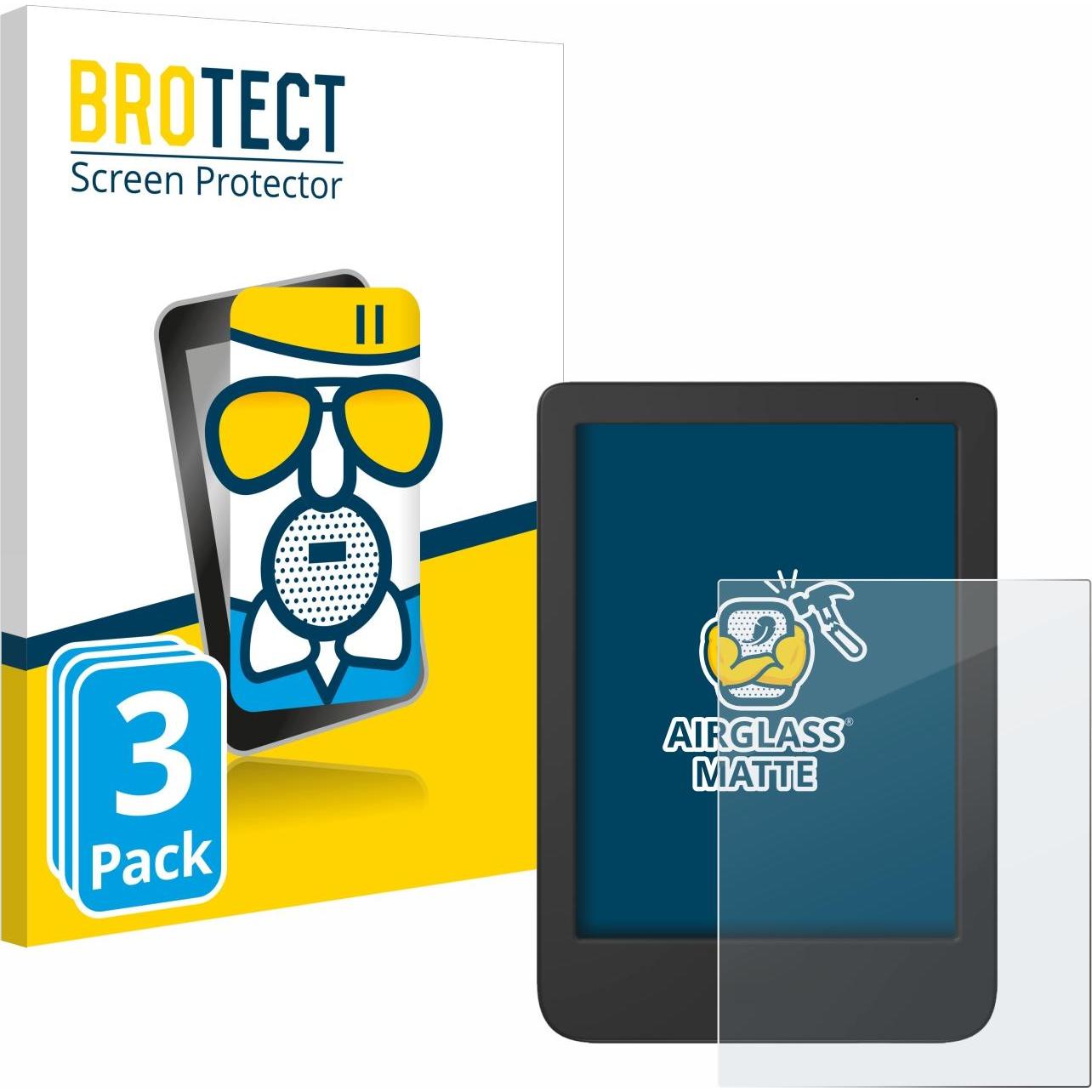 BROTECT AirGlass Panzerglasfolie Matt, eReader Zubehör, Grau