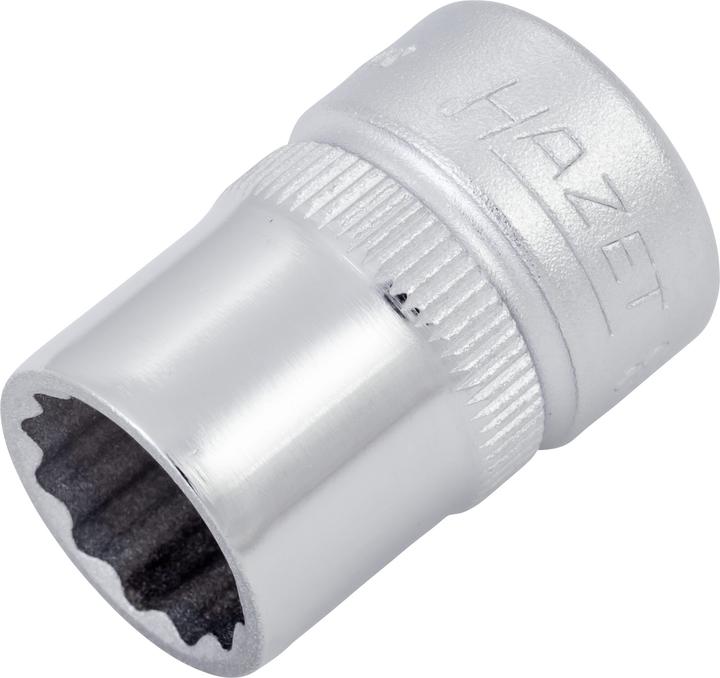 Actual product image HAZET Socket ∙ 12-point 880AZ-7/16 ∙ Square, hollow 10 mm (3/8 inch) ∙ Outside 12-point traction pr… (7/16")