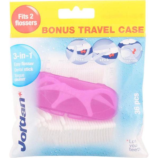 Thumbnail - Jordan, Zahnseide, Flosser 3in1 threadwindows 50pcs.
