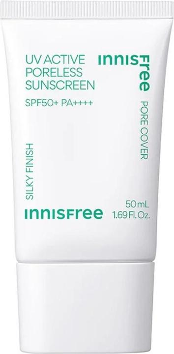 Actual product image Innisfree UV Active Poreless Sunscreen (Suntan cream, SPF 50+, 50 ml)