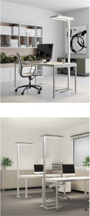Produktbild Wachter Stehleuchte LED Drehdimmer Weiss (3600 lm)