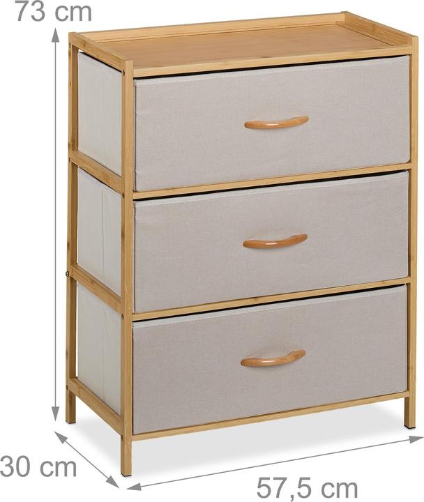 Productafbeelding Relaxdays Ladekast (57,5 x 30 x 73 cm)