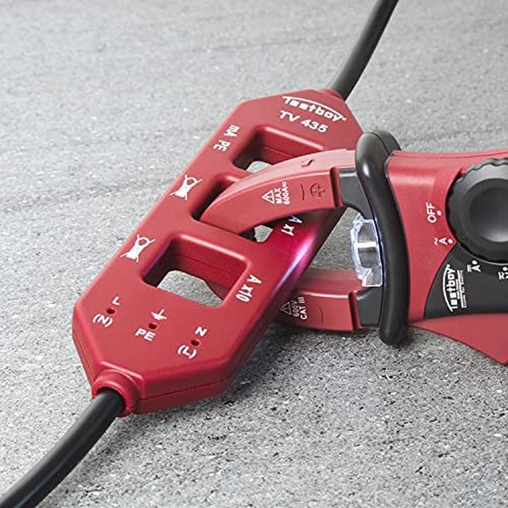 Image du produit Testboy Adaptateur de mesure de courant TV 435 Mesure du courant de charge/différentiel/fuite (CAT III 300V)