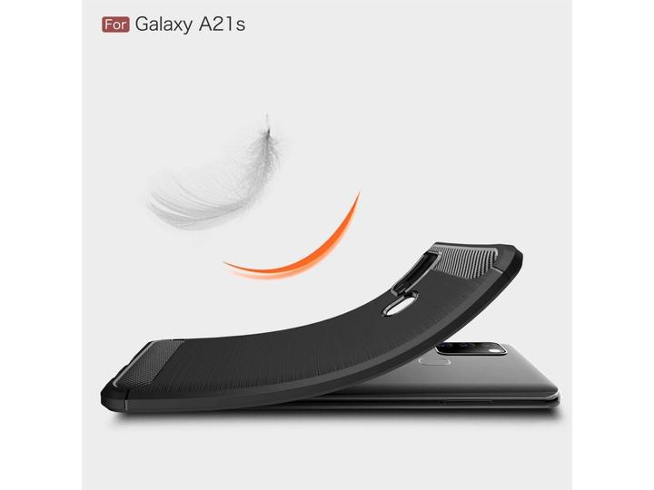 Image du produit Screenguard Samsung Galaxy A21s Housse Carbon Brushed Soft TPU (Samsung Galaxy A21s)