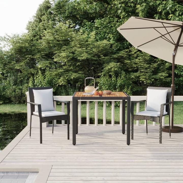 Produktbild vidaXL Garten Essgruppe (90 x 90 x 75 cm)